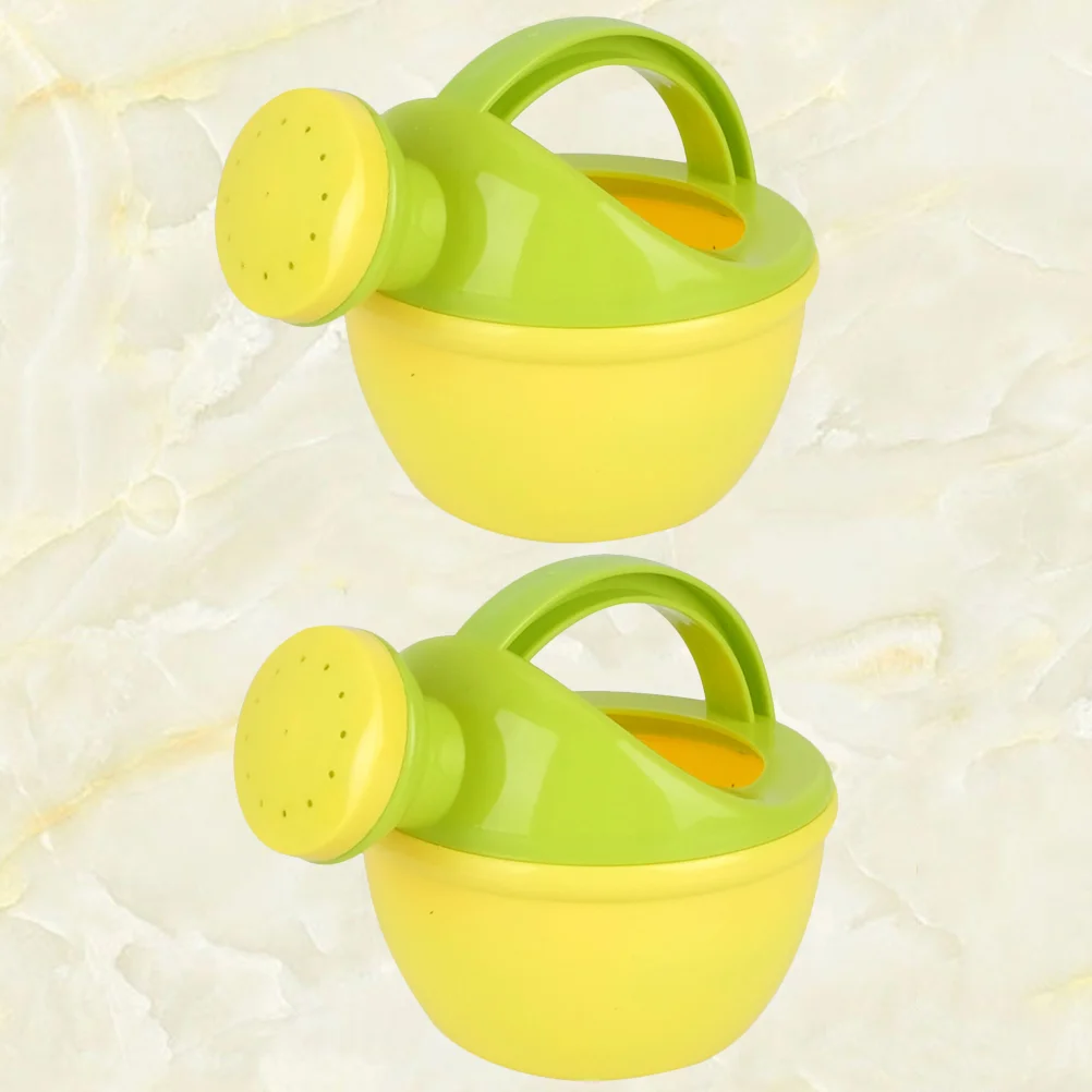 

2PCS Bath Toys Bathtub Spray Water Sprinkler Pool Game Watering Can for Toddlers Kids - Size L (Random Color)