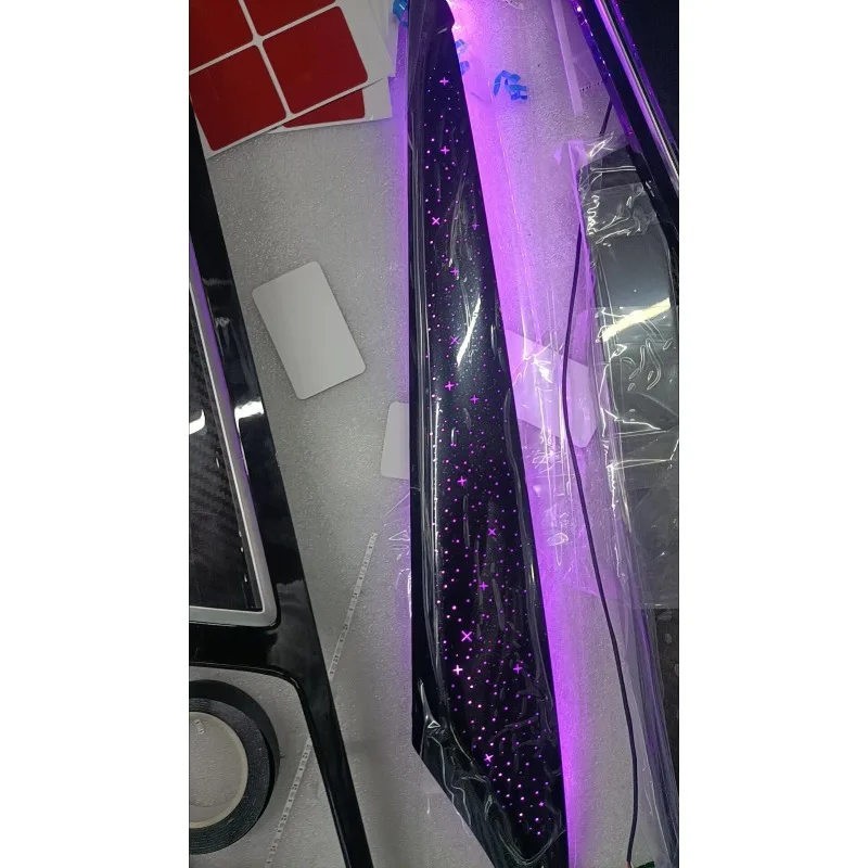 Symphony Color Dynamic Door Trim LED Atmosphere Strip, 64 Color Interior Ambient Light Fit 2019-2023 G30 Mid Sedan Dashboard Upg