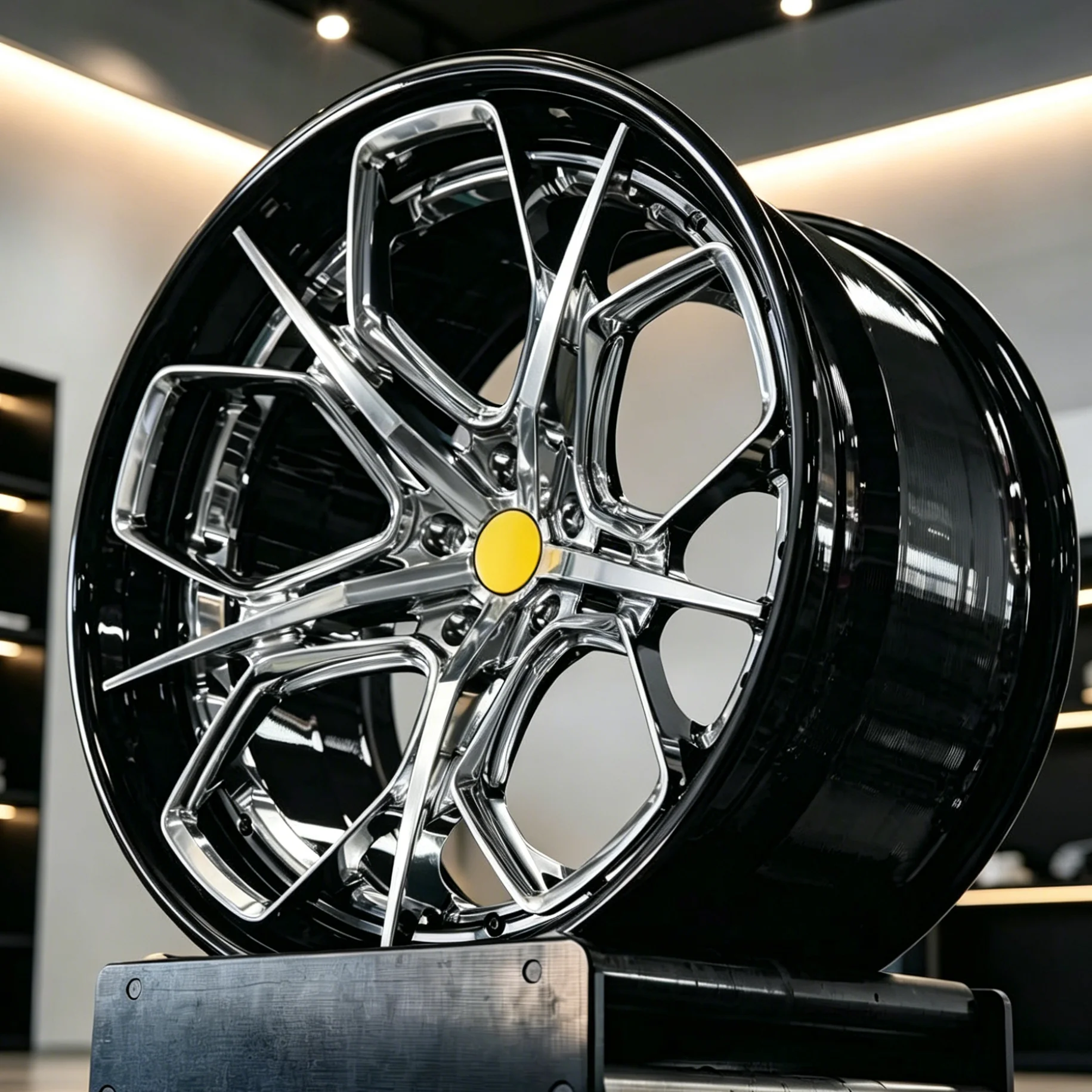 

R140 2 Piece Forged Wheels 20 21 22 Inch 5x114.3 Chrome Custom Rim for Ferrari 812 488 FF F8 F12 458 Purosangue Alloy Wheels