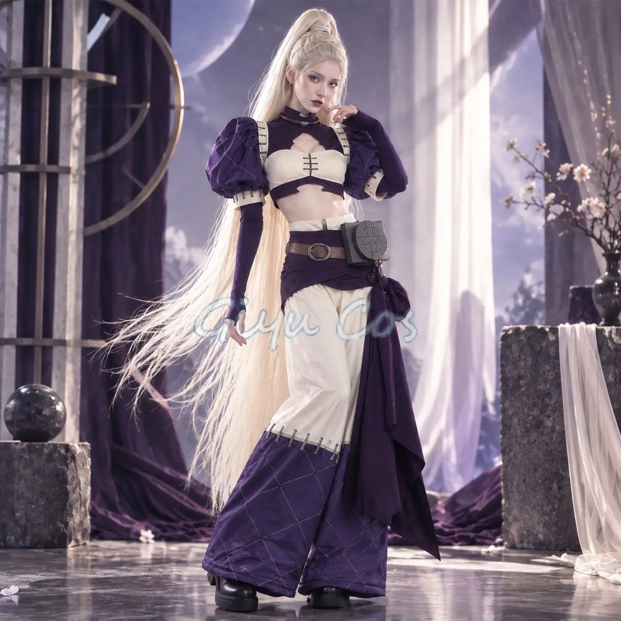 GACHIAKUTA Neruti Cosplay Costume Full Set Carnival Uniform Halloween Party Masquerade for Women Game