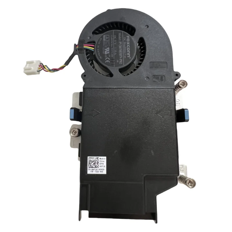 الأصلي المستخدم ل Dell Optiplex 3080 5080 7080 MFF وحدة المعالجة المركزية المبرد مروحة 5 فولت JV47V 0JV47V 0W77JN W77JN 100% اختبار سريع السفينة