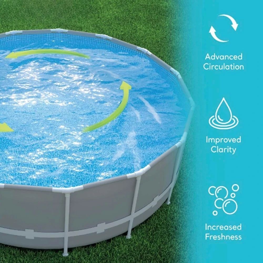 

Насос-фильтр для наземных бассейнов 3000 GPH с автоматическим таймером, насос для бассейнов, компьютерные столы