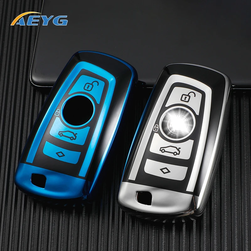 

TPU Car Key Case Cover Shell Fob For BMW 1 3 5 7 Series F20 F30 G20 F31 F34 F10 G30 F11 X3 F25 X4 I3 M3 M4 X1 X5 F10 F15 F16 F18