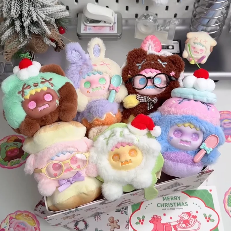 

ShinWoo Bittersweet Series Blind Box Baby Ghost Bear Vinyl Mystery Box Plush Bag Charm Surprise Toy Action Figure Doll Pendents