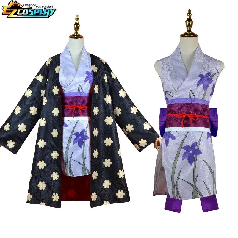 2025 Nuovo Anime Miss Allsunday Nico Robin Costume Cosplay donna Kimono Dress parrucca Outfit Halloween Carn ★ ☆ ★