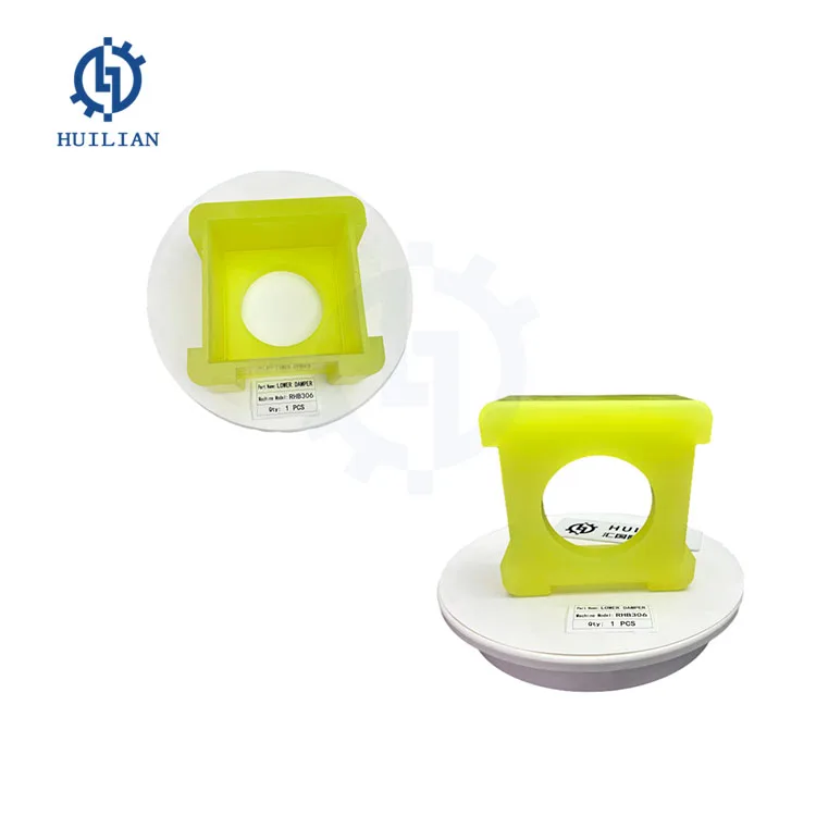 Hydraulic breaker Lower shock pad Rubber shock absorber Hammer elastic buffer for excavators