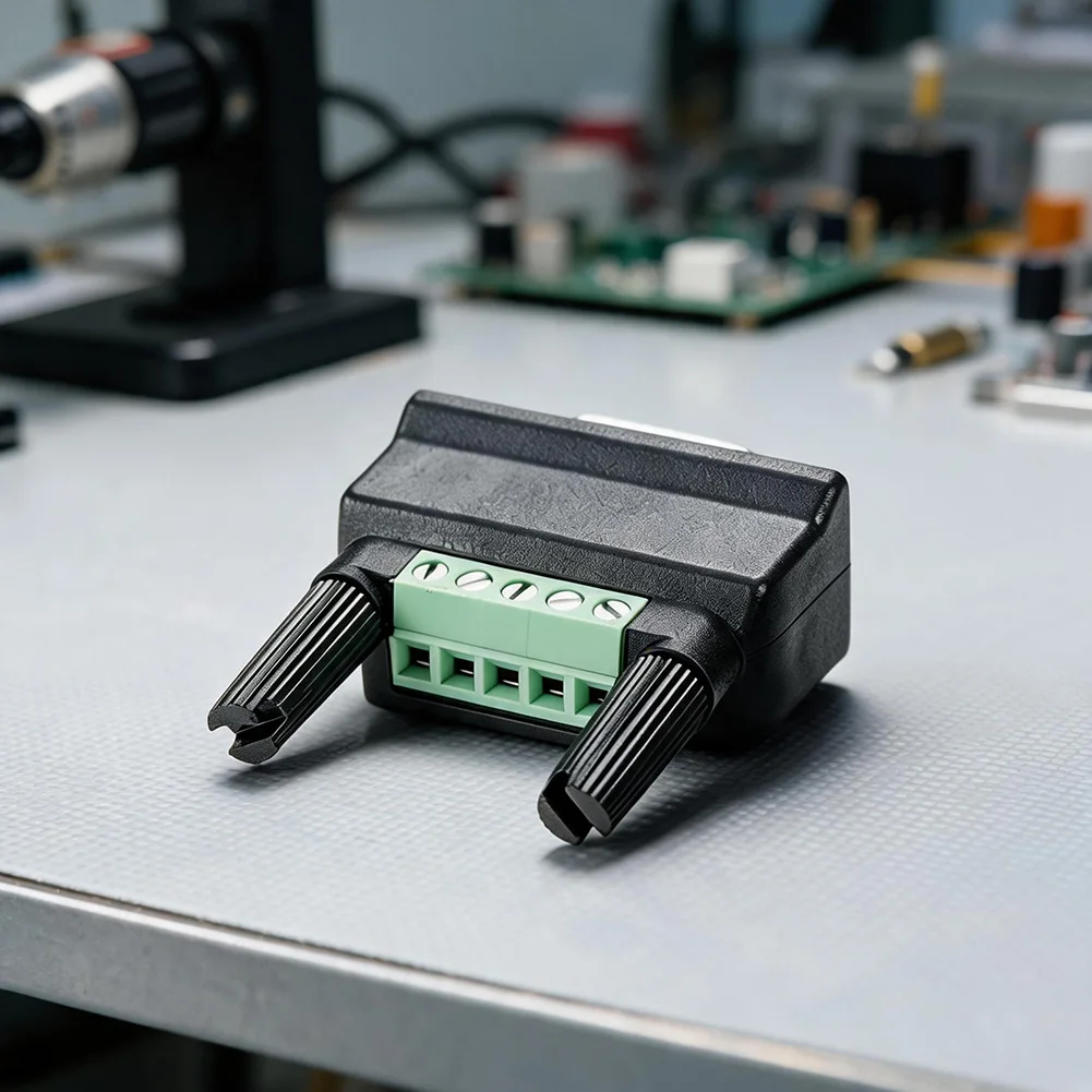 For DB9 F to Screw Terminal Block Wiring Module for For industrial Automation Supporting Standard Communication Protocols