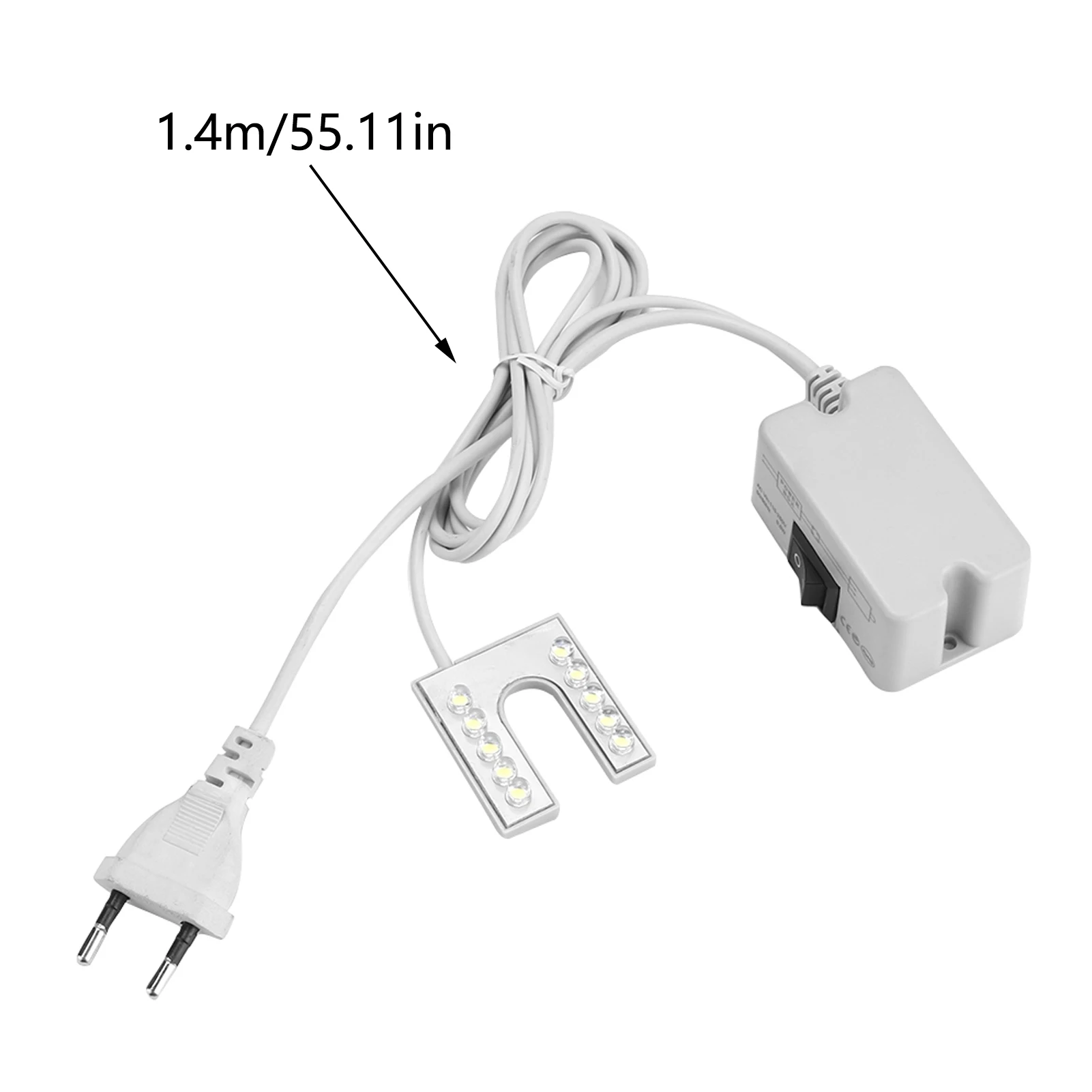 Sewing Machine LED Light Flexible Gooseneck Lamp with Magnetic Base for Sewing Machine 110-265V