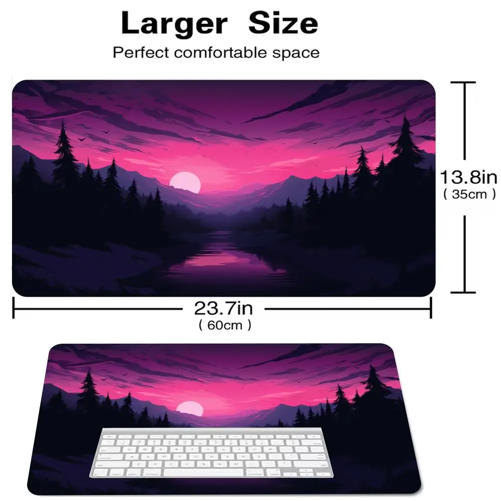 

Mouse Pad Sky Sunset Landscape Desk Mat Computer Mouse Pad Home Desk Mat Aesthetic Oversized Gaming Mouse Pad Office Mouse Pad