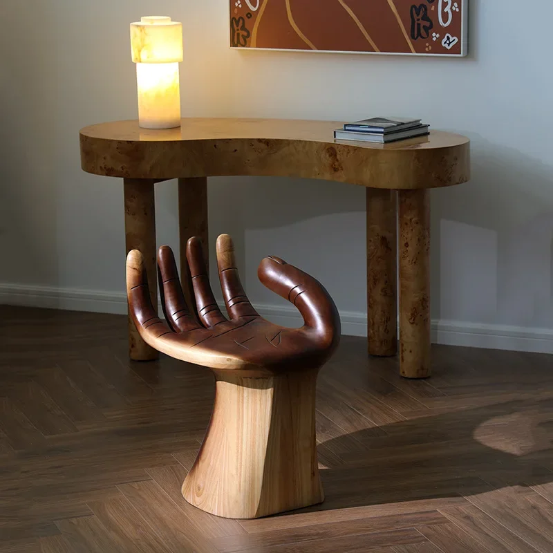 Solid wood fiberglass lounge chair