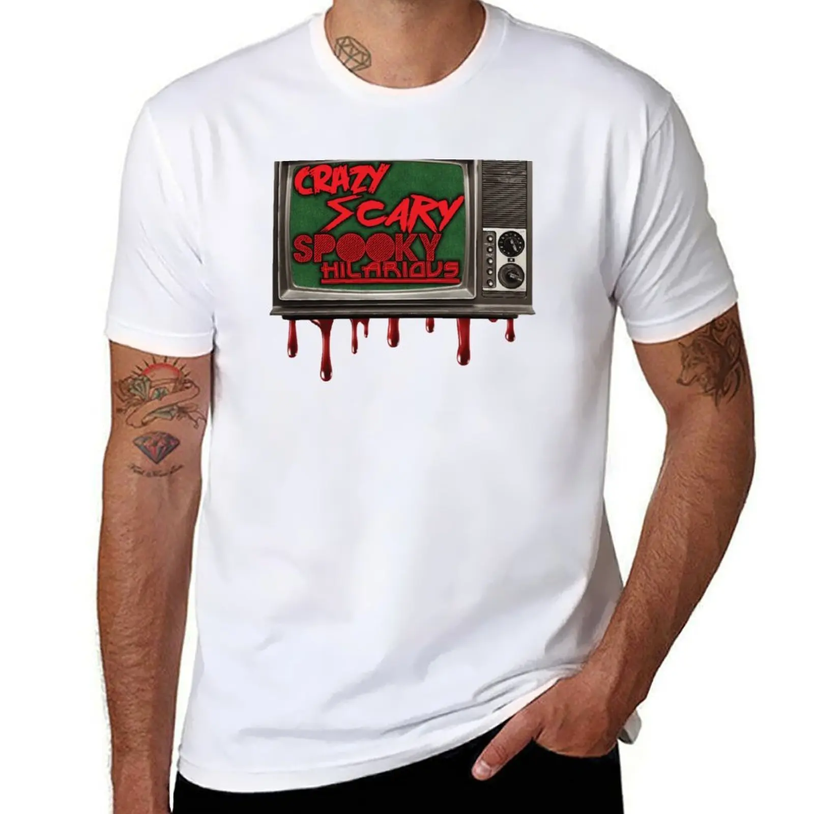 

TV Off- Crazy Scary Spooky Hilarious- Kendrick Lamar T-Shirt anime t shirts oversize T-Shirt