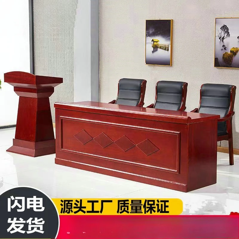 

Desk Conference table Podium Speech platform Leadership platform Board table Speech table Strip meeting Chair table