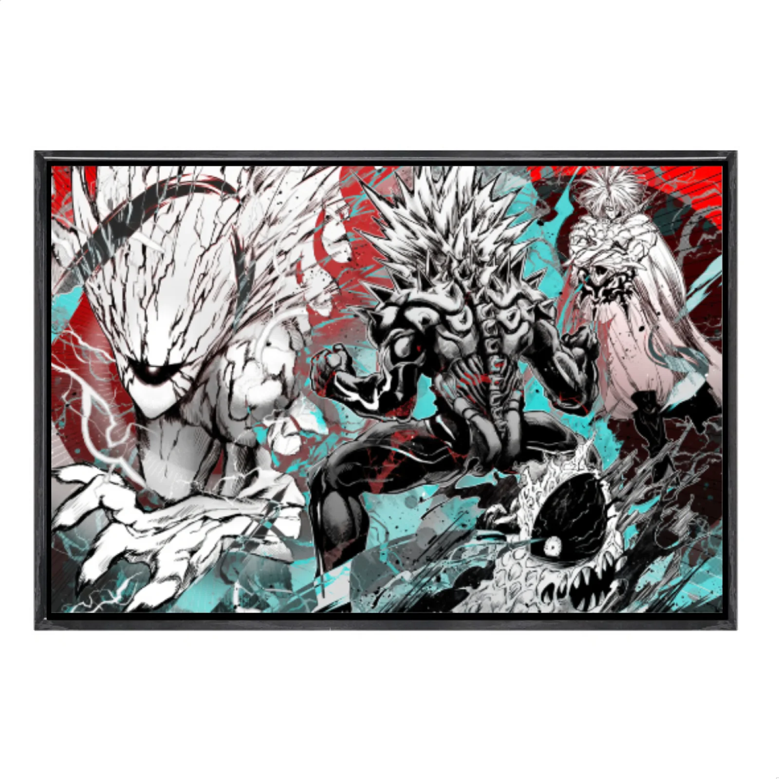 

Японская манга, многоразмерный холст, постер в двойной рамке, настенное искусство, домашний декор в один удар для гостиной, спальни