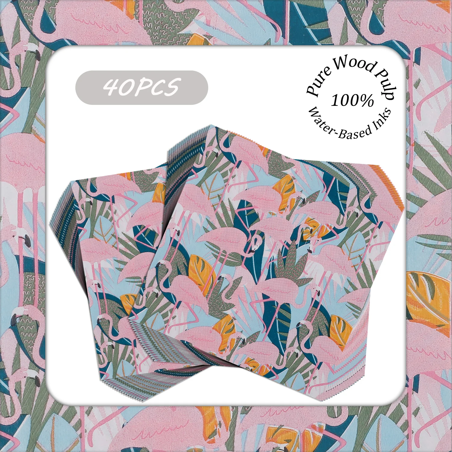 40 шт., салфетка с минимальным дизайном