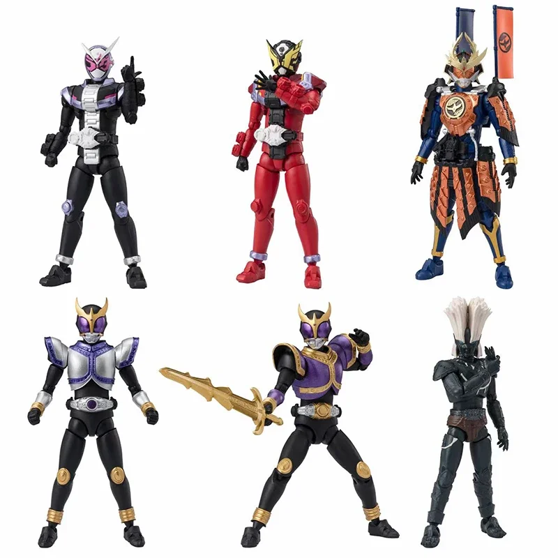 Bandai CANDY TOY SHODO Masked Rider Anime Figure KamenRider Zi-O Kuuga Gaim XX8 Action Figure Model Gift Toy Collection for Kid