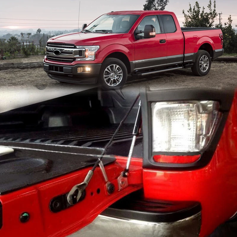 

For Ford F-150 F150 2015-2020 Rear Boot Trunk Tailgate Lift Support Struts Shocks Gas Springs Car Accessories
