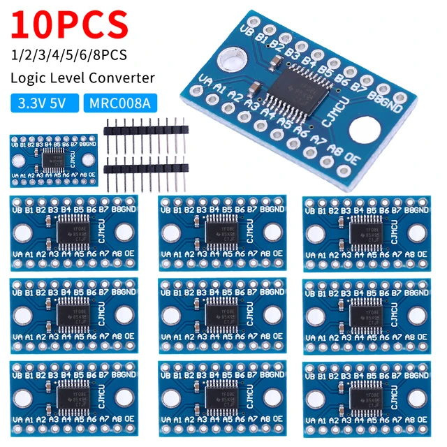 1-10 sztuk TXS0108E Logic Level Shifter dwukierunkowy moduł 3.3V 5V 8 kanałowy moduł translacji poziomu napięcia dla Raspberry Pi