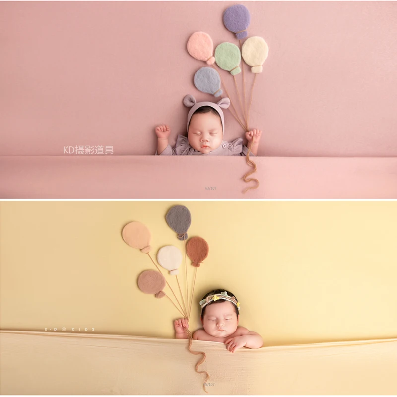 Photography props felt props newborn photography supplies baby photography creative design macaron balloons photography