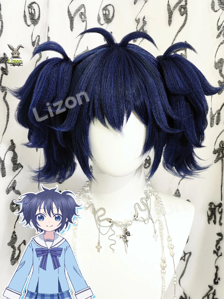 

Happy Sugar Life Cosplay Wig Shio Kobe Wigs Heat Resistant Synthetic Hair Perucas Cosplay Wig+Wig Cap