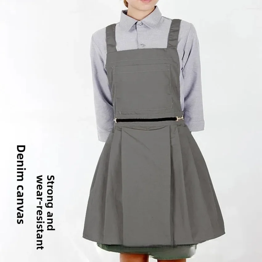 

Elegant Canvas Apron In Academy Style Perfect For Art Classes Tea Rooms Nail Salons Personalized With Logo Waterproof ForKitchen