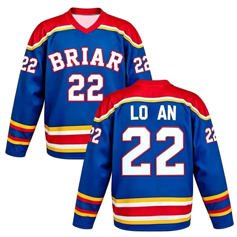 Briar University Hockey Jersey Graham 44 DI LAURENTIS 66 Tucker 46 Off Campus 3D All Over Print Loose Unisex Sportswear