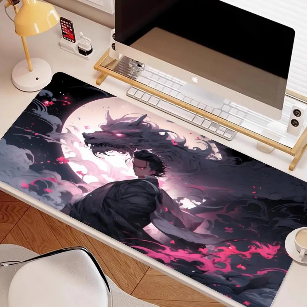 لوحة ماوس كبيرة لوحة ماوس ألعاب Dragon Mouse Pad سطح المكتب وملحقاتها مناسبة جدًا للاعبين والاستخدام المكتبي