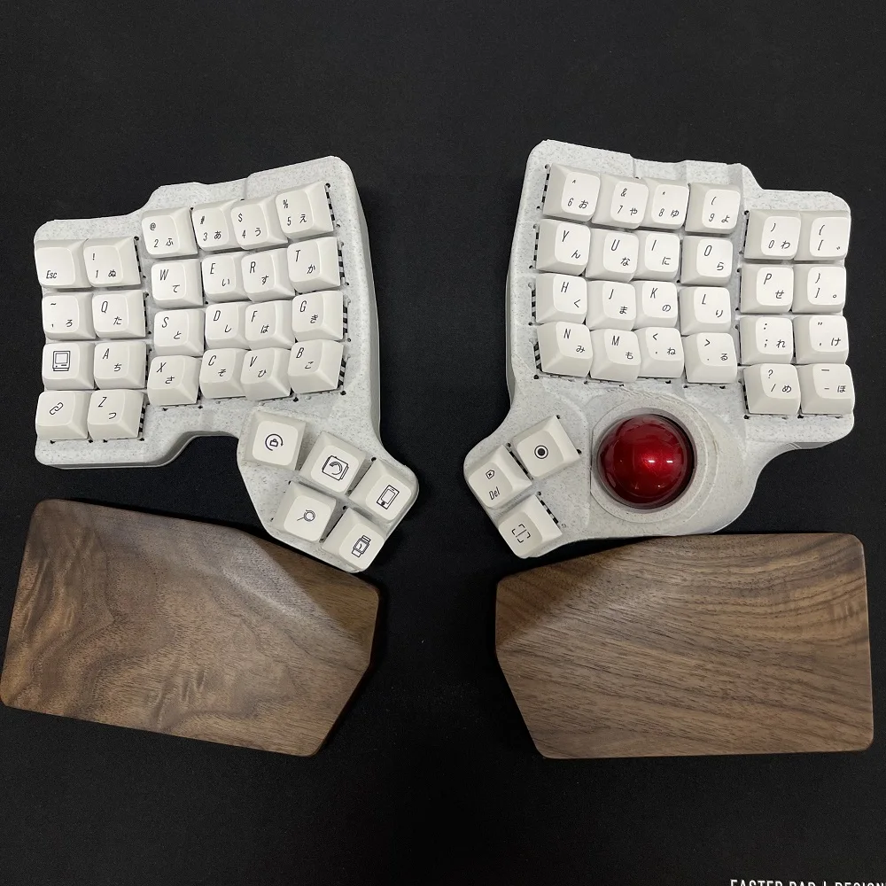 

Japanese Language Charybdis MK1 Split Keyboard QMK or ZMK Teclado Division Hot Swap Custom Gaming Trackball Mechanical Keyboards