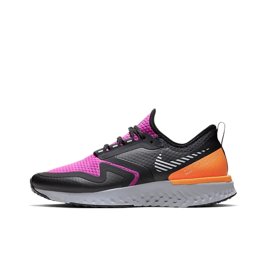 Nike Odyssey React 2 Running Shoes Women's Low Top Black/Pink/Gray/Silver BQ1672-600