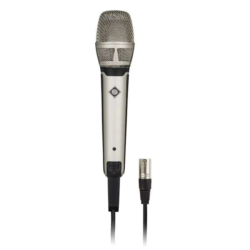 Professional 34mm Large Diaphragm Condenser Microphone Smart Portable Desktop Mic for Kids for Live Conferencing