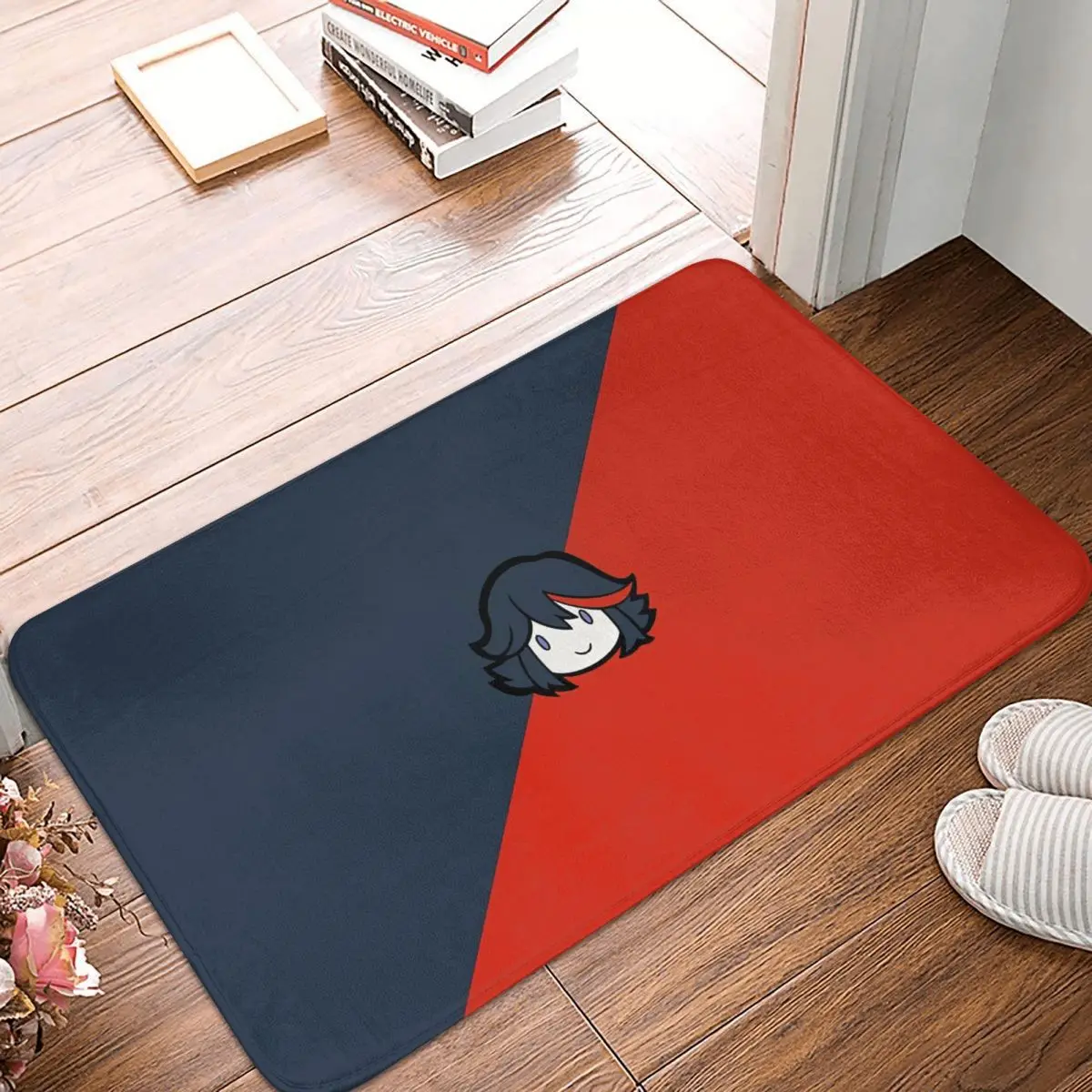 Kill la Kill Anime Bathroom Mat Ryuko Matoi Ornaments Doormat Flannel Carpet Balcony Rug Home Decoration