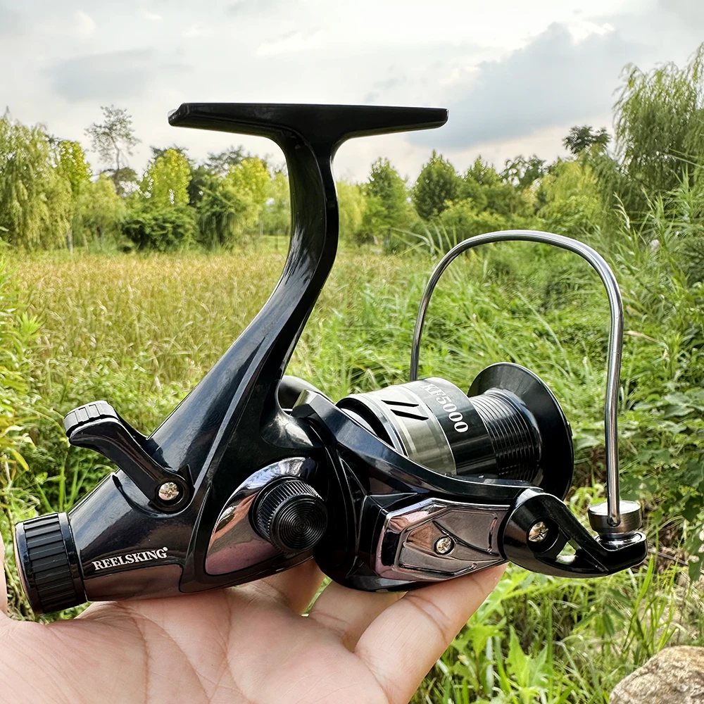 

GHOTDA Smooth Metal Rocker Fishing Reel Long Throwing Spinning Jigging Lura Wheel 3000/4000/5000/6000 Series Field /Raft Fishing