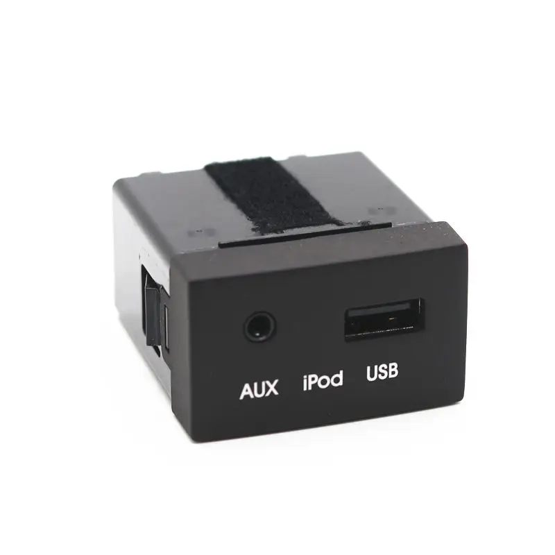 961201R000-conector auxiliar y USB para Hyundai, adaptador de puerto auxiliar para iPod, Accent Solaris, 961201R000RY, 2011-2013