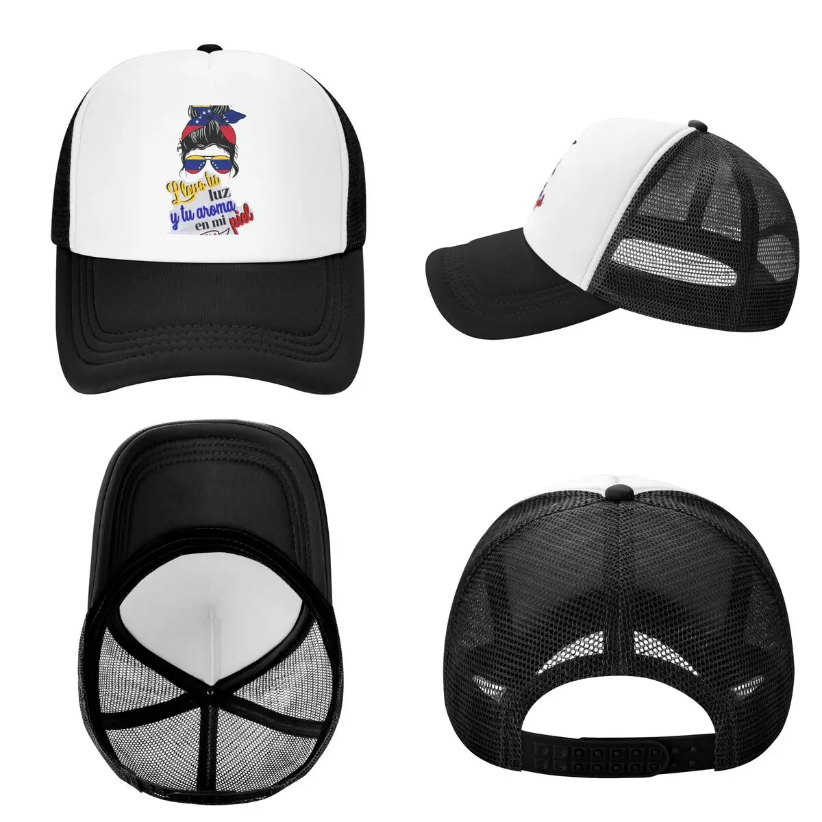 Arepas Venezuela (7) Cap Casual Mesh Baseball Caps Adjustable Hat Hip Hop Summer Unisex Baseball Hats