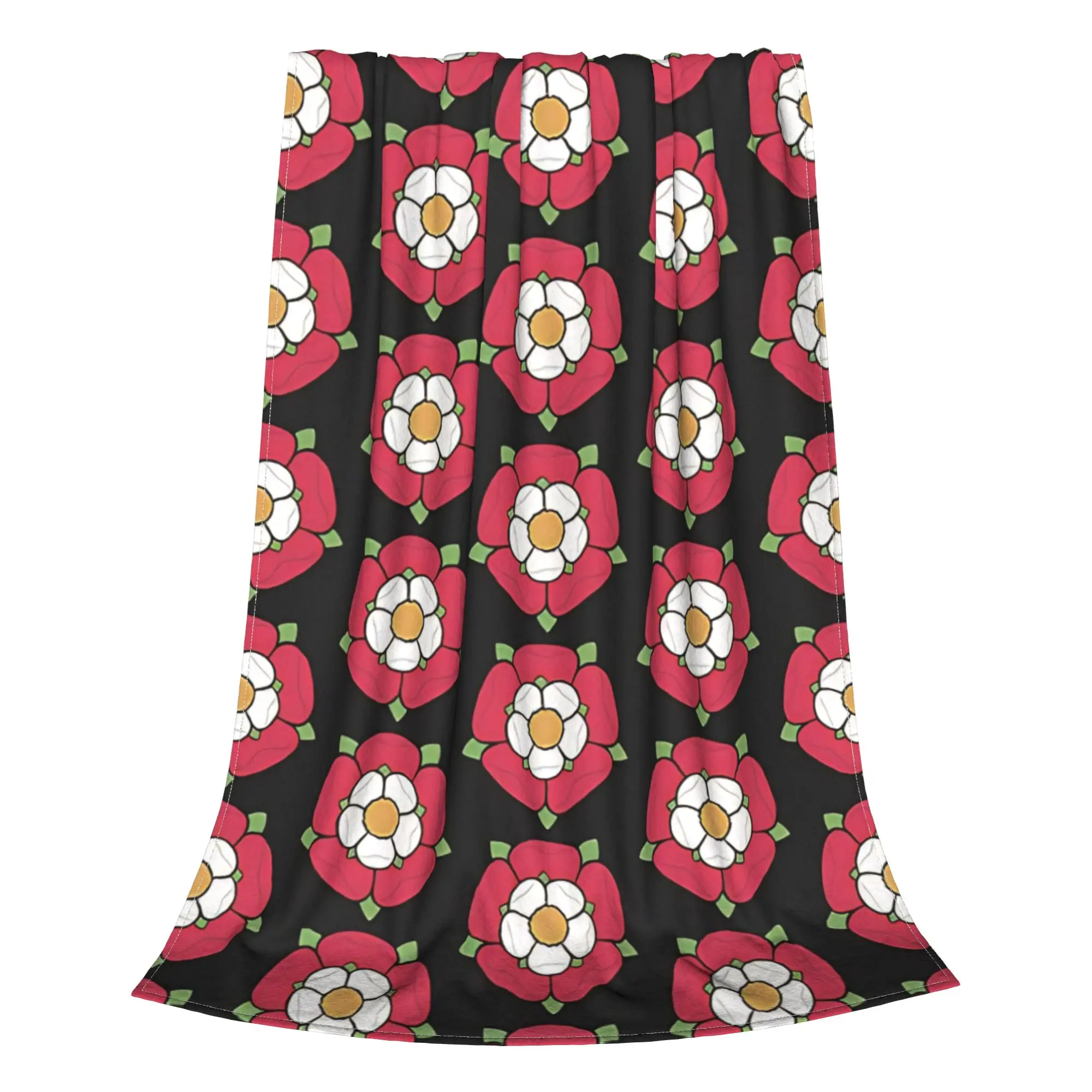 1PC Rose Symbol England Rose Home Room Decorations Winter Blankets For Adults Bedding Home Interior Sofa Knee