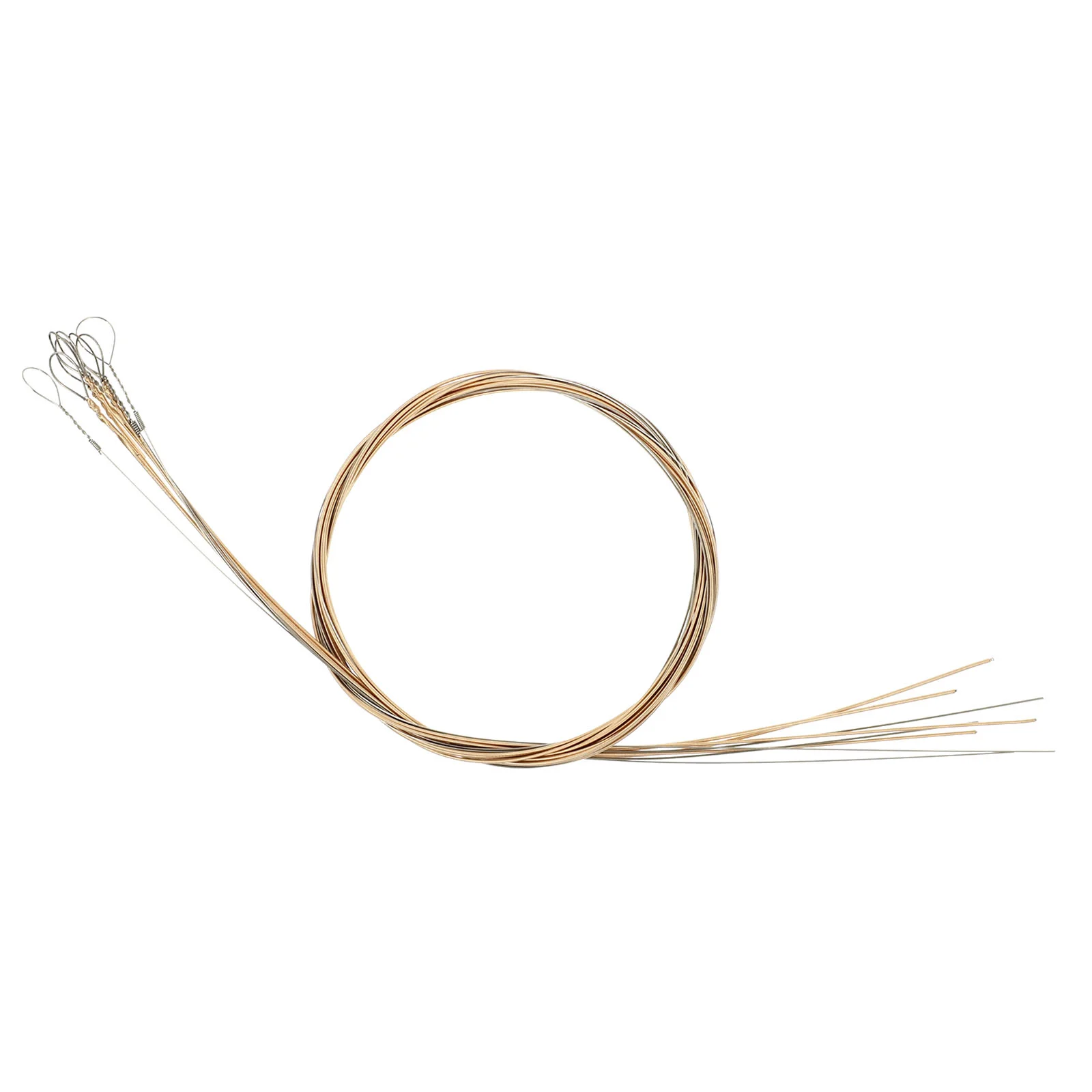 

8 Pcs String Mandolin Strings Replacement Music Supplies Accessories Part Major Set of Replacing Phosphor Copper Winding