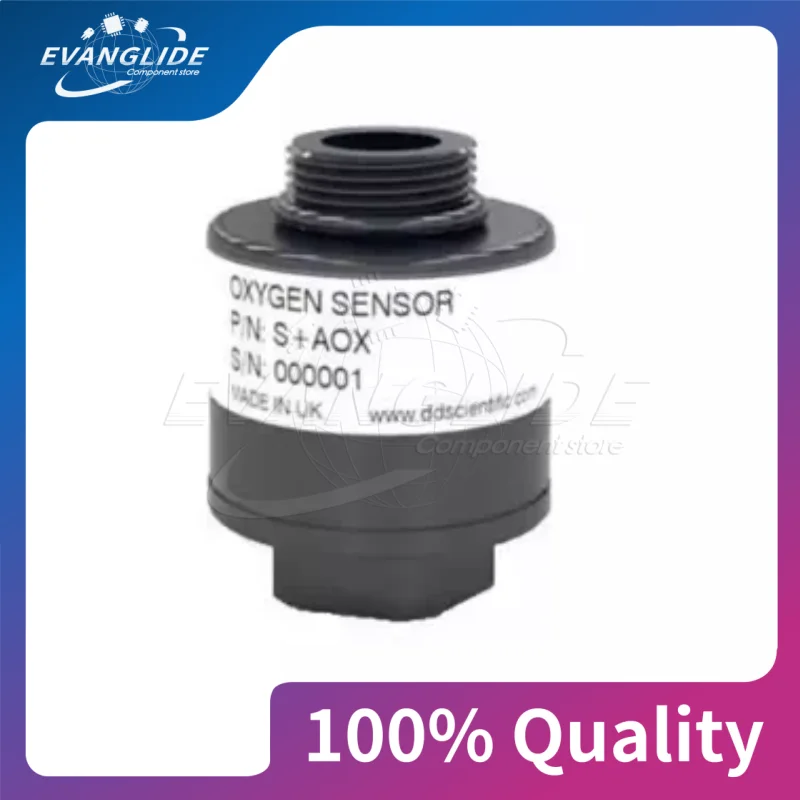 Oxygen sensor AO2/ PTB18.10 For oxygen index testing instruments. Made in Germany. Base & cable.