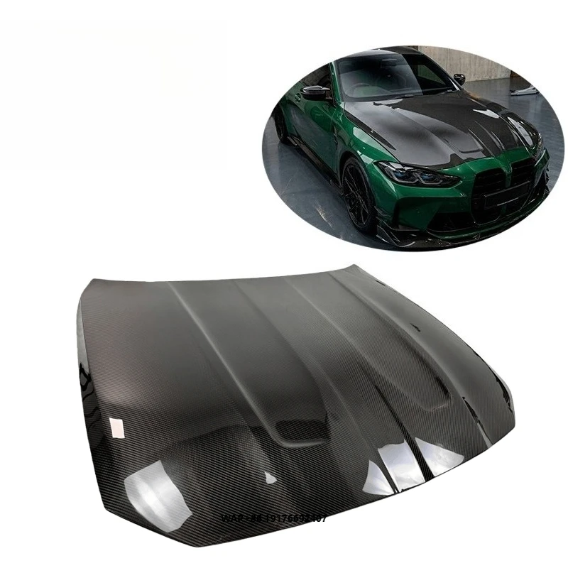 Autoclave Dry Carbon Fiber Hood CSL Style Front Hood Bonnet for  G80 G82 M3 M4 2021+