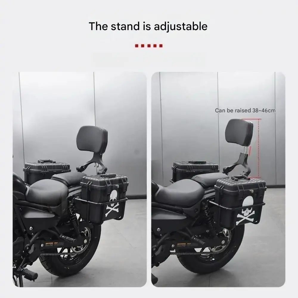 【Good quality】Folding backrest KAWASAKI ELIMINATOR 500 multifunctional retractable backrest adjustable cushion eliminator 500