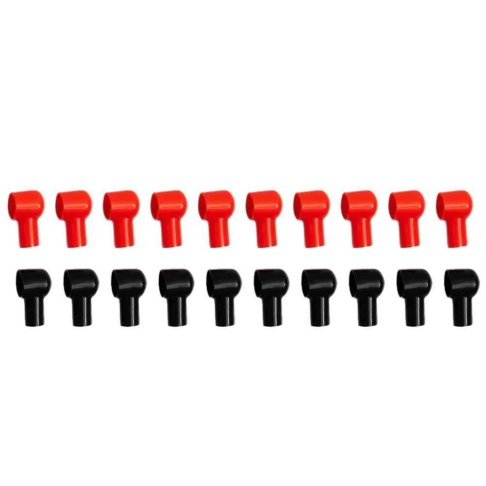 Black Red Insulation Cover Accessories Replacement Insulation Rubber Skin PVC Cable Protective Lug Cap Tool Parts