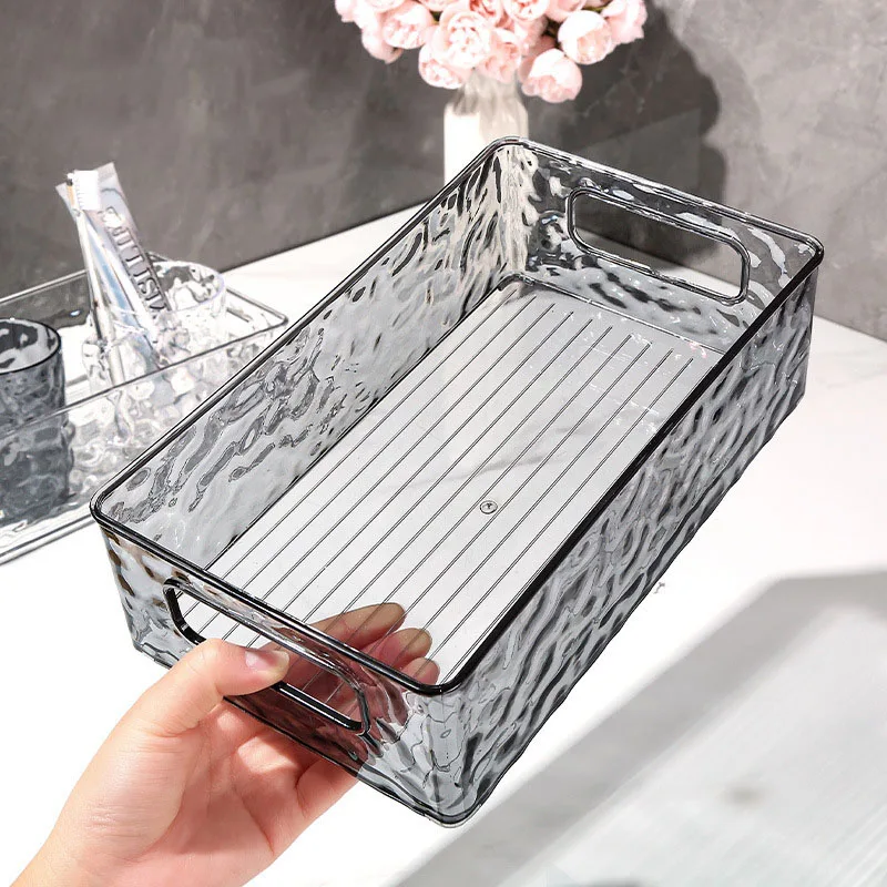 Clear Cosmetic Storage Box Bathroom Make Up Organizer Luxury Makeup Cosmet Box Beauty Storage Skincear Organizer