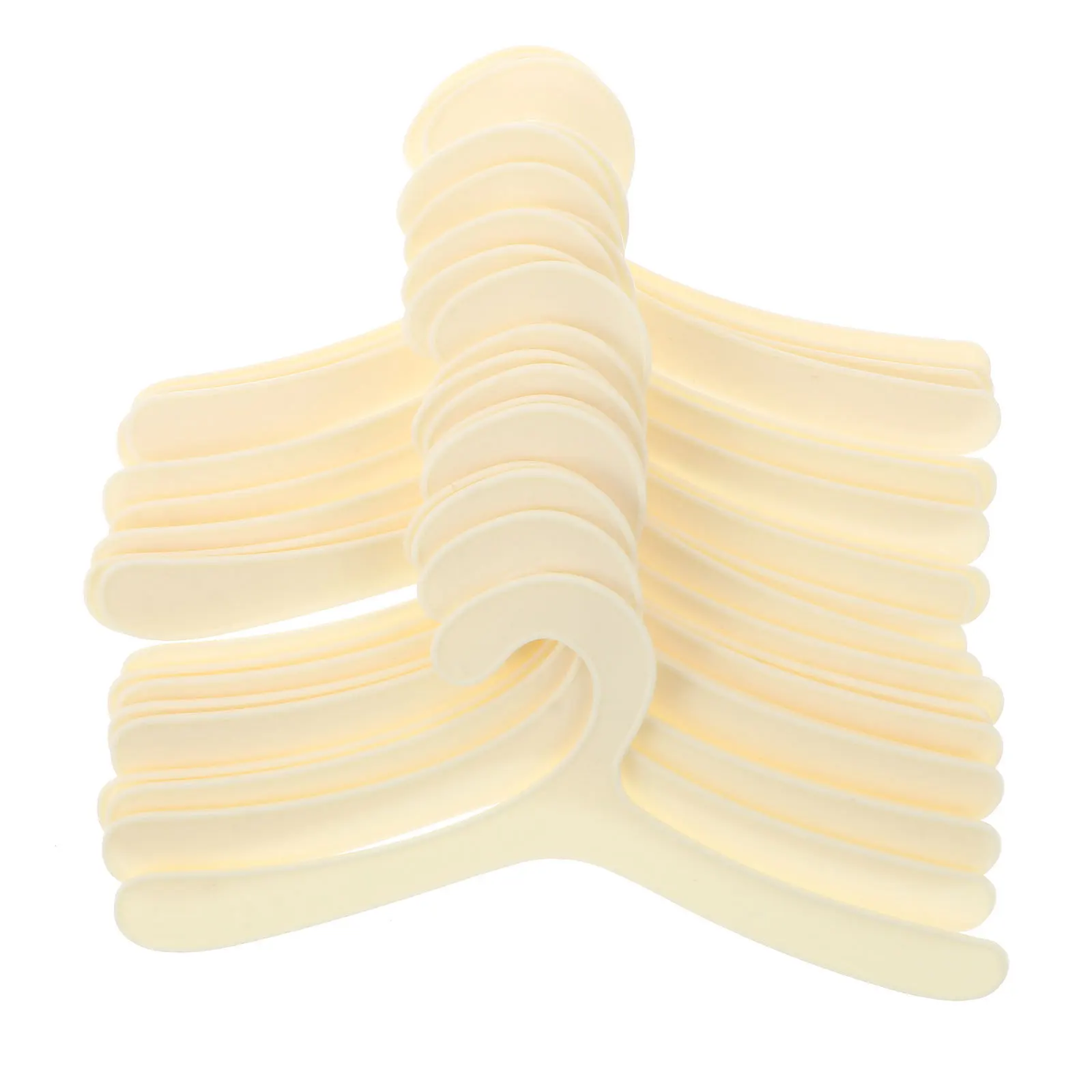 20 pçs cabide de vestuário de cachorro funcional cabide de roupas para animais de estimação acabamento suave evita danos dobrável rack de armazenamento de roupas para animais de estimação