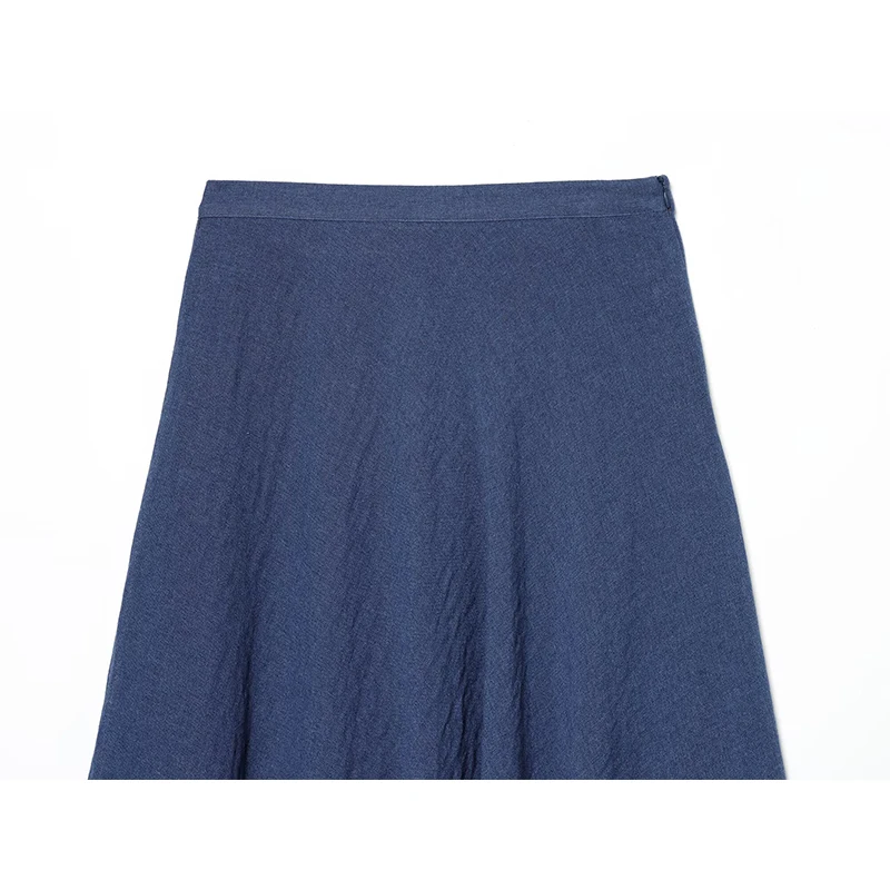 Women Pleated Midi Skirt Party Long Skirts 2026 New Fashion Lady Spring Summer High Street Casual Skirts ﻿Mujer