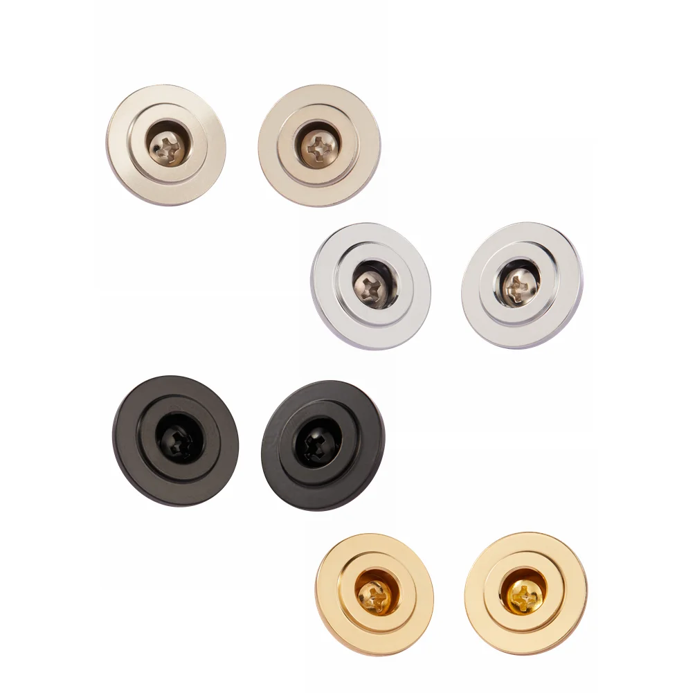 Dopro-guía de cuerdas de bajo redondo de acero inoxidable, estilo Vintage, retenedor de árboles de cuerdas de bajo de acero para Fender Precision Bass/Jazz Bass