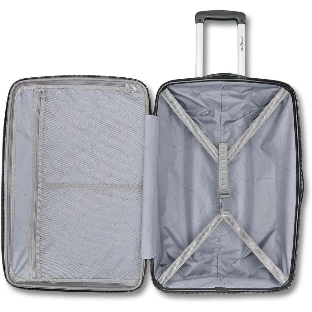 Bagagem giratória rígida expansível média de 24 polegadas em rosa Artic