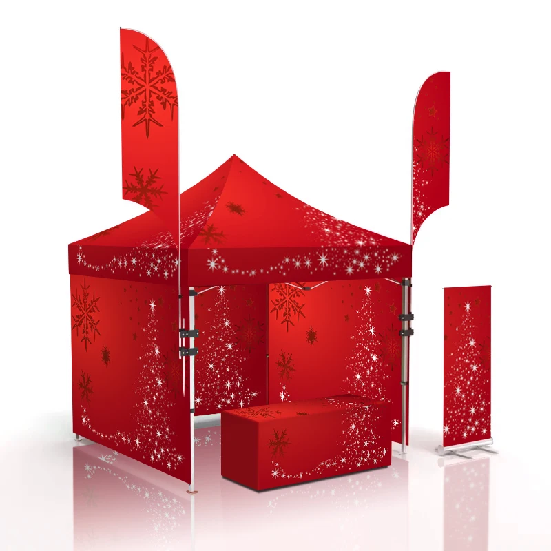 Custom Pop up Tent for Trade Shows and Vendor Booths