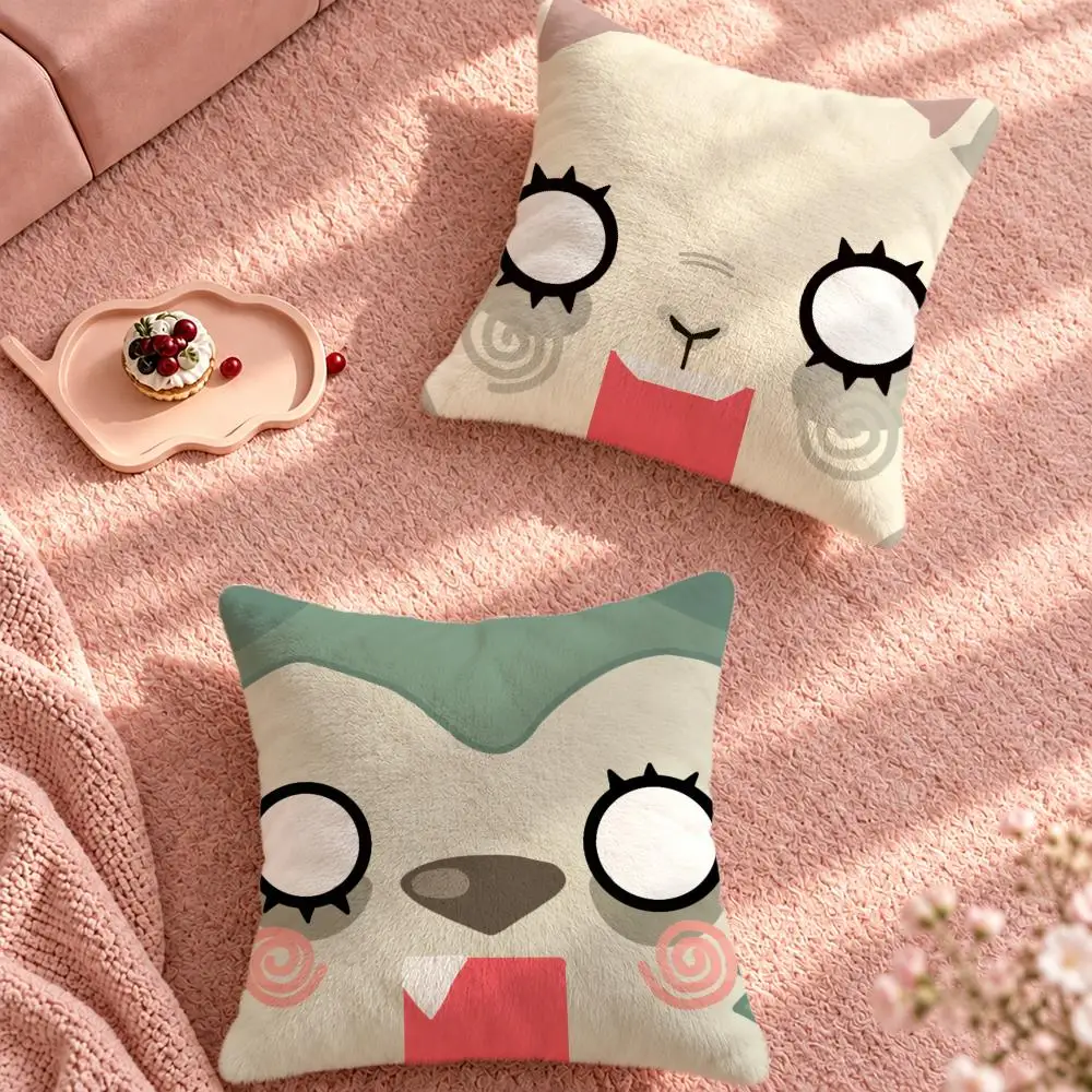 Anime Animal Drama Beastars Cushion Cover Cute Cartoon Throw Pillow Cover Soft Plush Cushion Cover Sofa Bedroom Home Decor