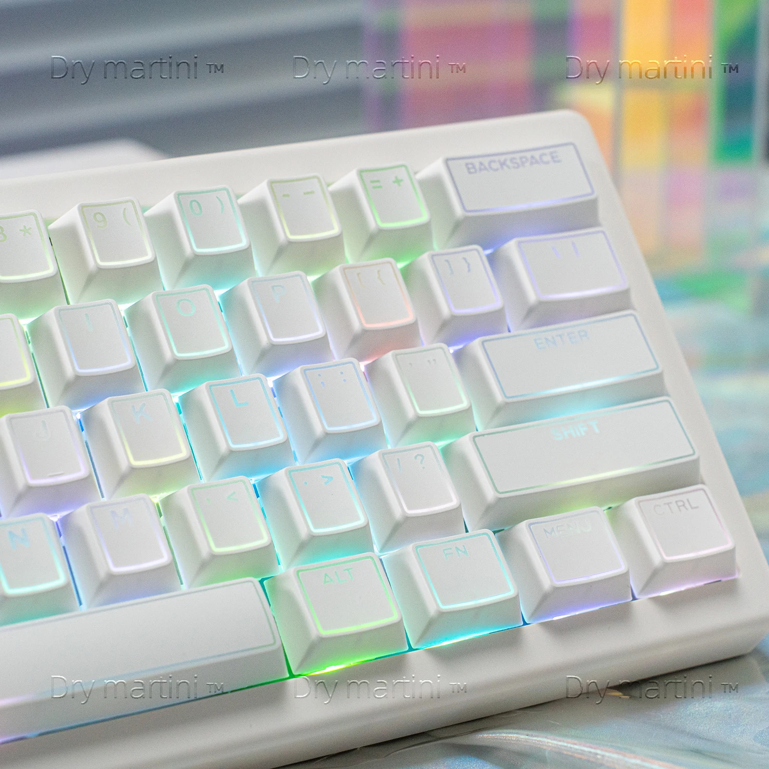 140 キー輪郭線 PBT ダブルショットキーキャップサイドライトライトバックライト付き半透明チェリープロファイル MX メカニカルキーボード用