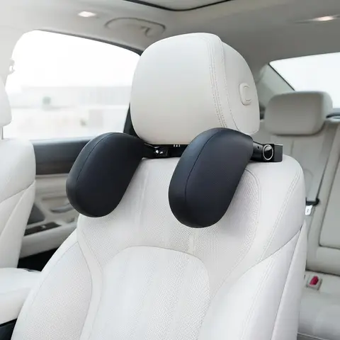Cuscino poggiatesta per auto regolabile con copertura rimovibile per il comfort di viaggio