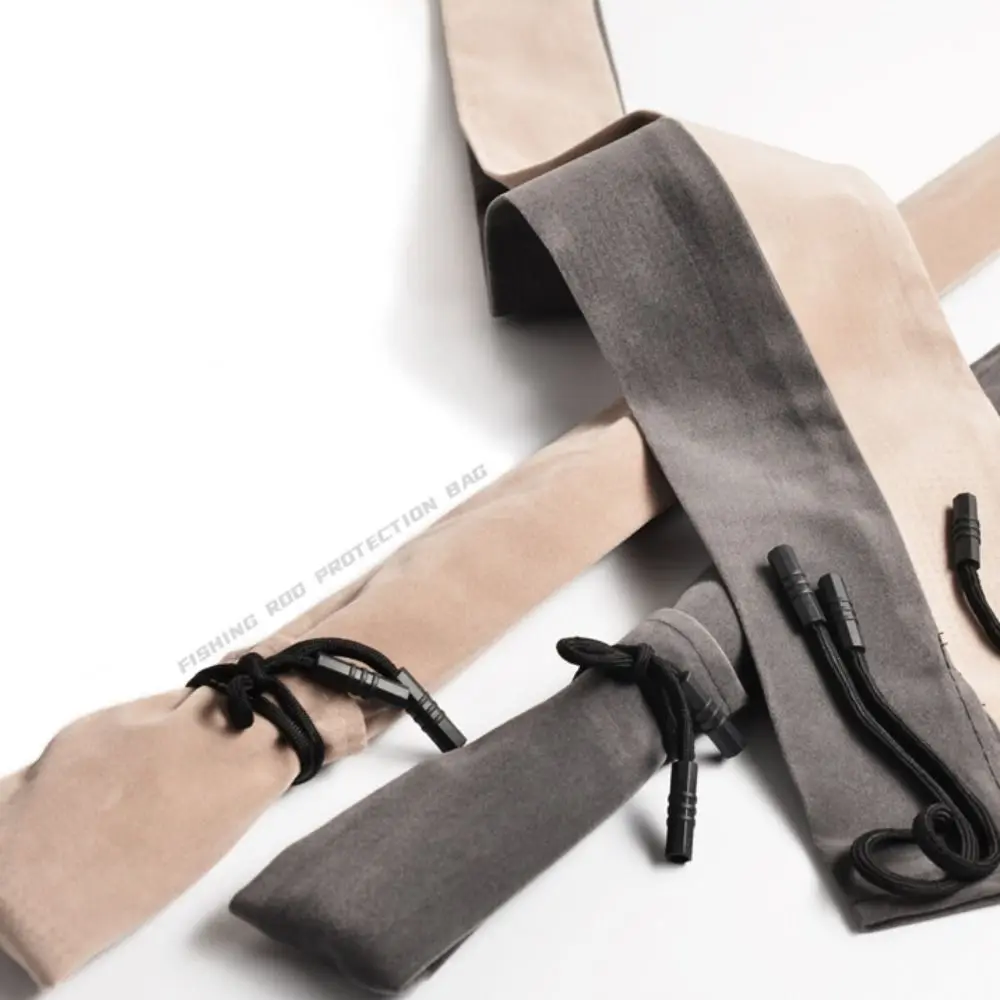 

Short Velvet Fishing Rod Protection Sleeve Scratch-proof Large-Capacity Fishing Rod Storage Bag Colorful External