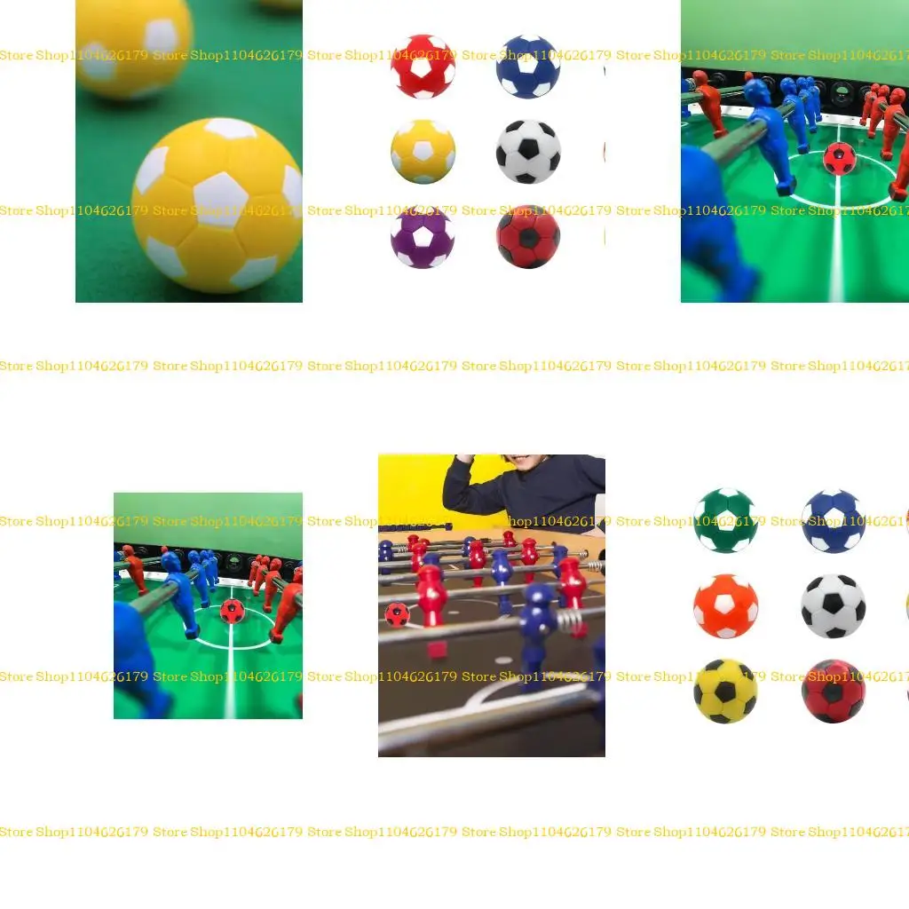 

A1A2 9Pcs 36mm Foosballs Table Balls Official Tabletop Game Balls Table Game Small Football Table Soccer Balls Game Accessory